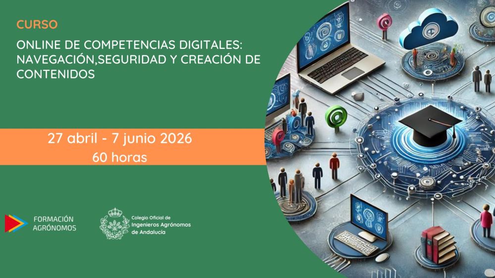  Curso online de competencias digitales: navegación, seguridad y creación de contenidos (del 27.04.2026 al 07.06.2026)